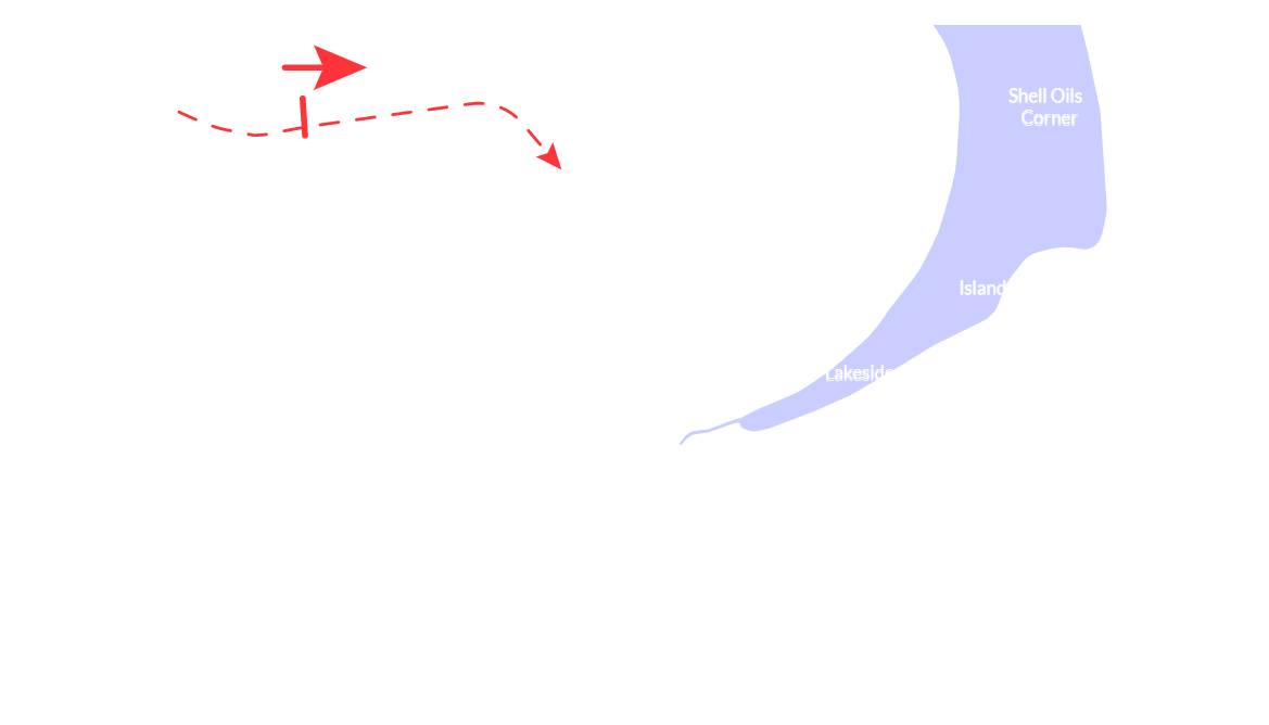Plan toru Oulton Park Circuit — International w/no Chicanes