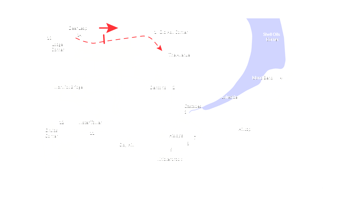 Plan toru Oulton Park Circuit — International w/out Brittens